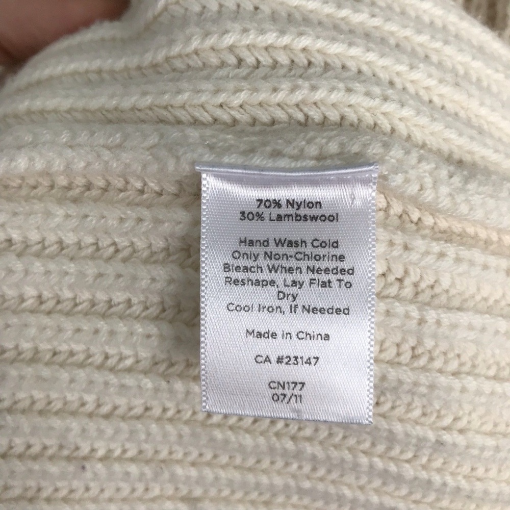 Talbots MP Lambswool Slight Balloon Slv Cardigan - Picture 4 of 6